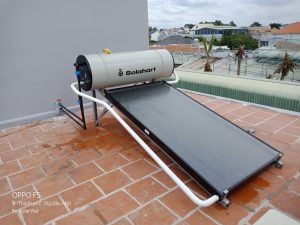 Hoàn thành máy nước nóng NLMT solahart sunheat 150L Lắp Tại TP.Thủ Dầu Một – Bình Dương.