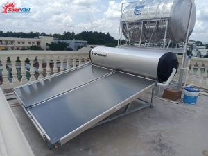Máy nước nóng Solahart Premium 300L lắp mái bằng tại An Phú Quận 2 TP.HCM.