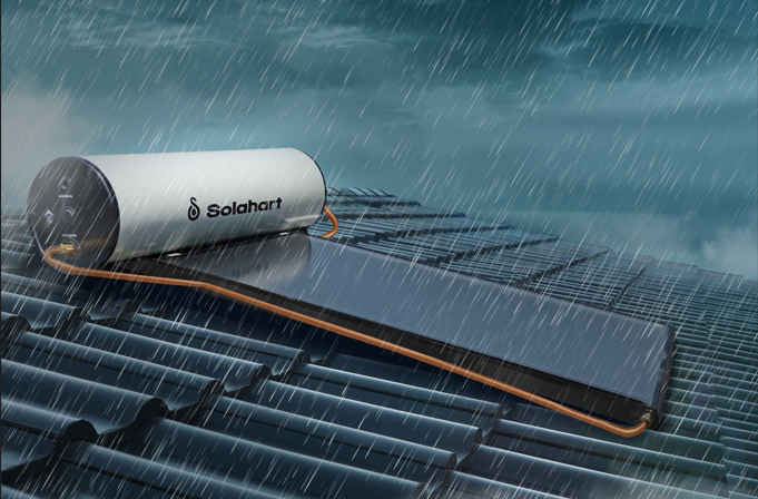 Máy nước nóng solar – Solahart có hoạt động động vào những ngày mưa?